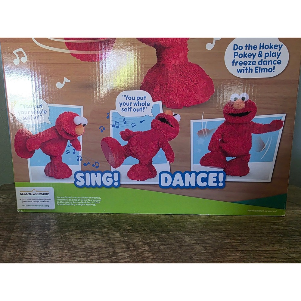 Sesame Street Hokey Pokey Elmo Singing Dancing Bilingual English Spanish Toy - Picture 4 of 4